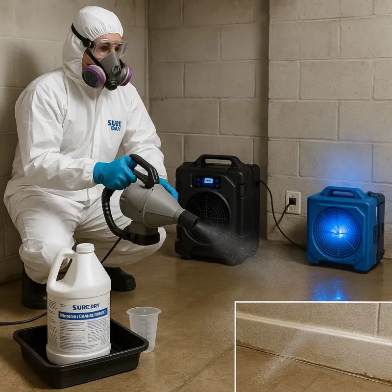 Sanitization and Odor Removal process in Taylor Lake Village, TX