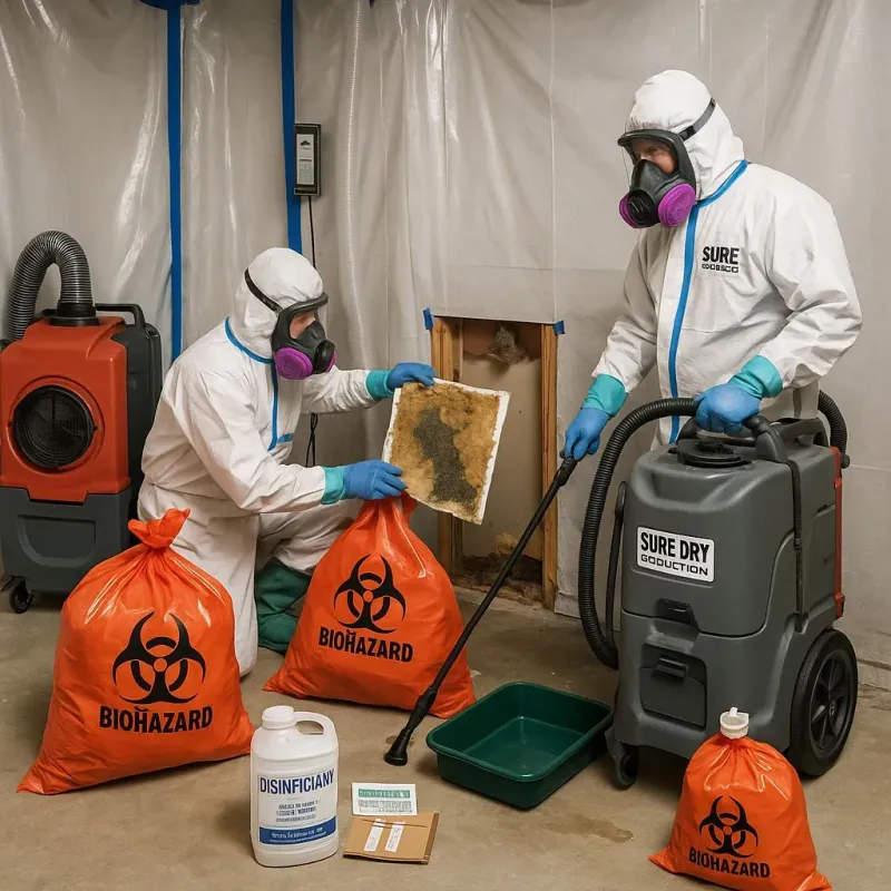 Contaminated Water Handling Protocols process in Taylor Lake Village, TX